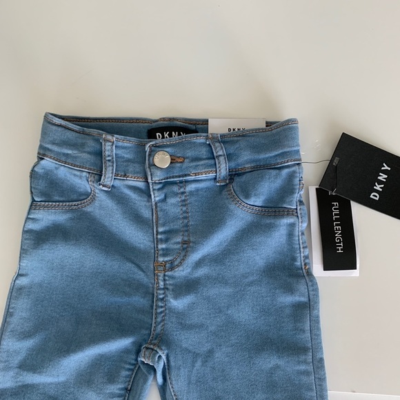 DKNY Girls Denim Pants - Picture 3 of 7